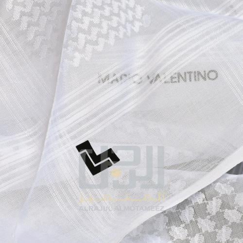 شماغ Mario Valentino ابيض بلاك OM MV1 *