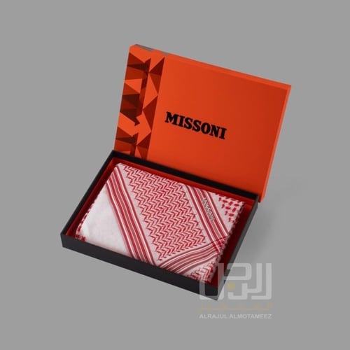 شماغ ميسوني أحمر الايطالي اخر اصدار~