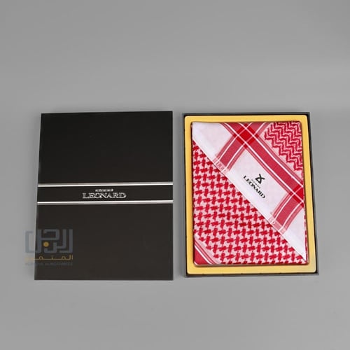 شماغ ليونارد مودرن احمر LEONARD موديل LV