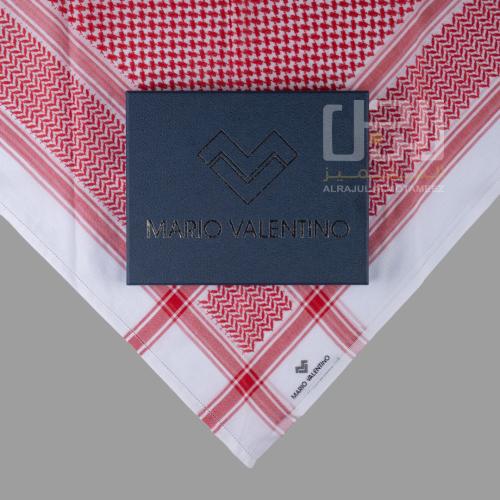 شماغ MARIO VALENTINO احمر الجديد 2026