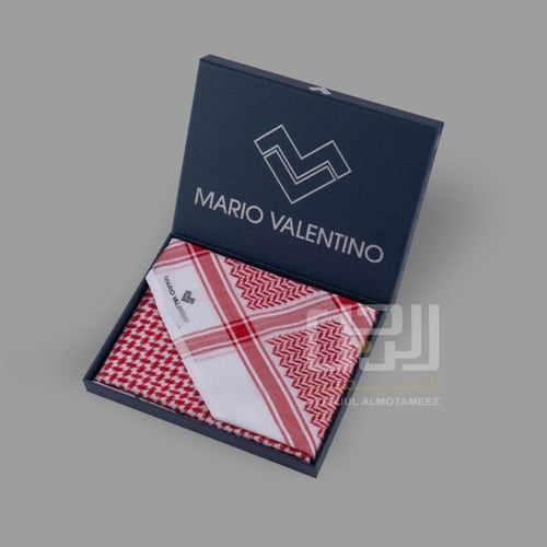 شماغ MARIO VALENTINO احمر الجديد 2026