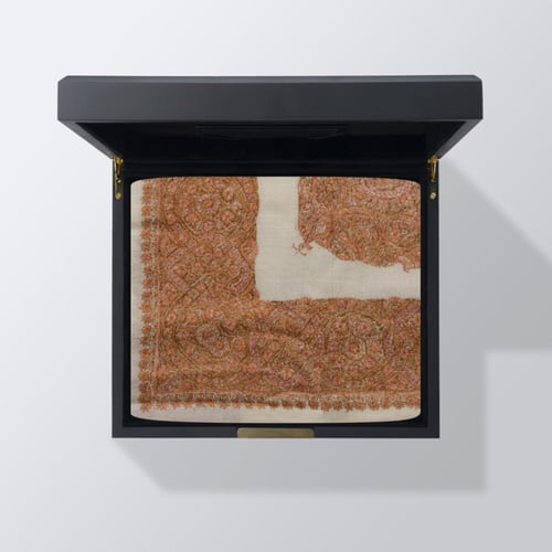 شال كشميري من فالور بشمينا VIP مطرز!