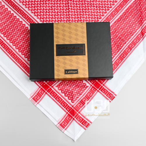 شماغ بروجيه رجالي احمر لون خاص سيجنتشر 2