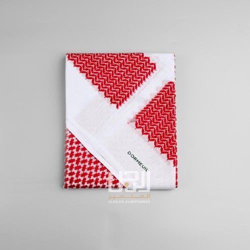 شماغ DORMEUIL الاحمر المميز الايطالي