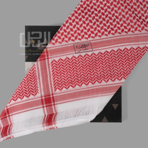 شماغ البسام الختم الأسود شلش F33