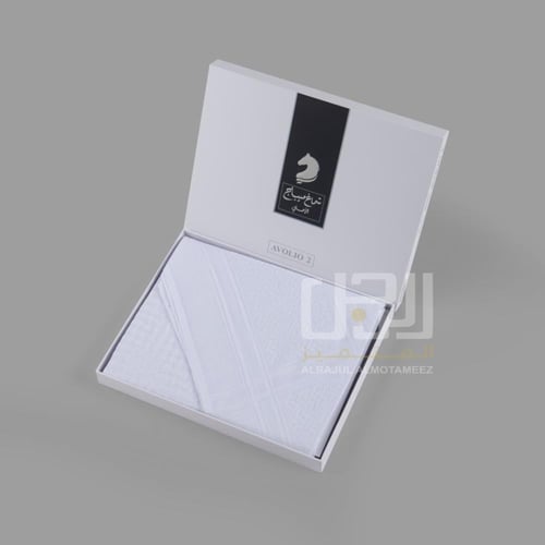 شماغ ميباج افوليو الابيض