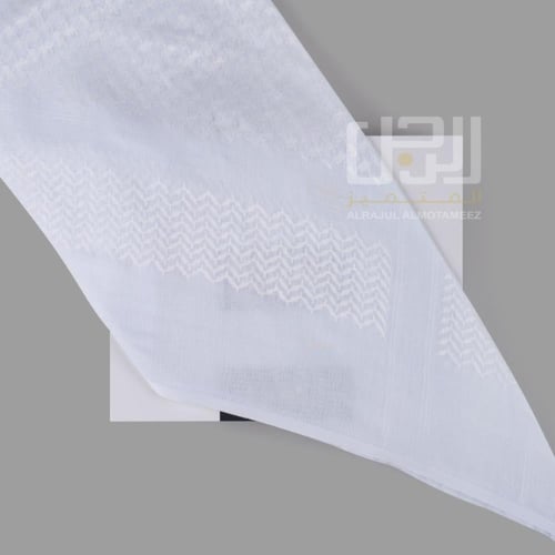 شماغ بروجيه اللمسة أبيض ولادي