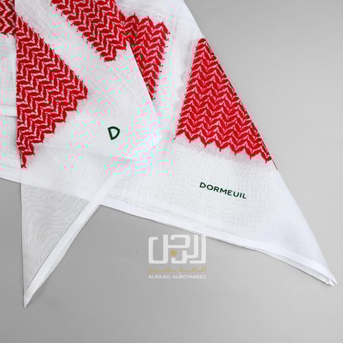 شماغ DORMEUIL الاحمر المميز الايطالي