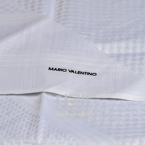 شماغ Mario Valentino ابيض بلاك OM MV1 *