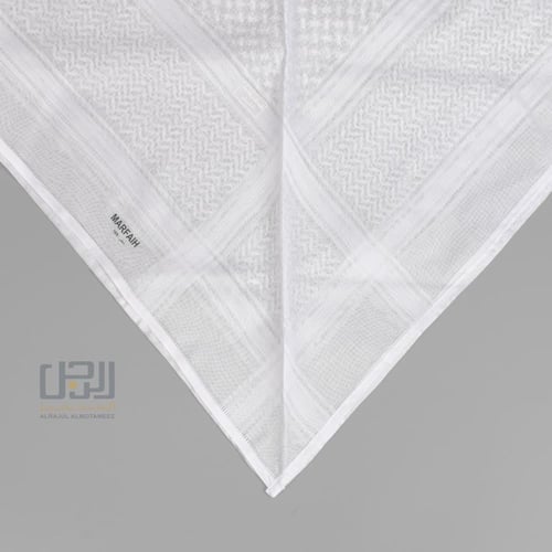 شماغ بروجيه Marfaih ابيض آخر إصدار