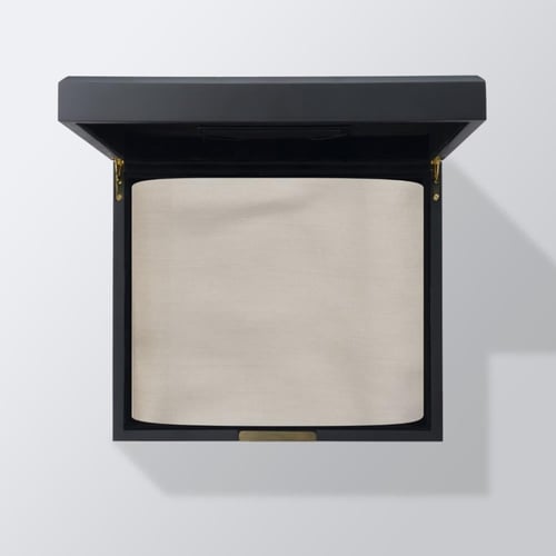 شال كشميري من فالور سوبر ترما سادة غامق