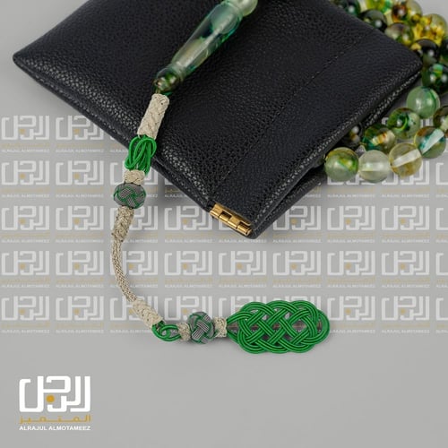 مسبحة بكلايت بلجيكي باللون الاسود من فالور