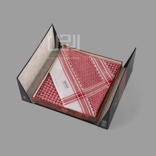 شماغ البسام احمر غامق 309