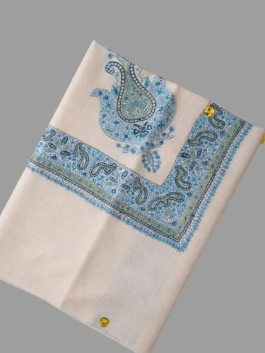 شال كشميري بشمينه ملكي من ڤالور