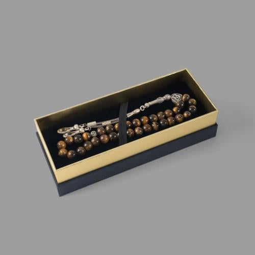 مسبحة بوزكادا حجر عين النمر