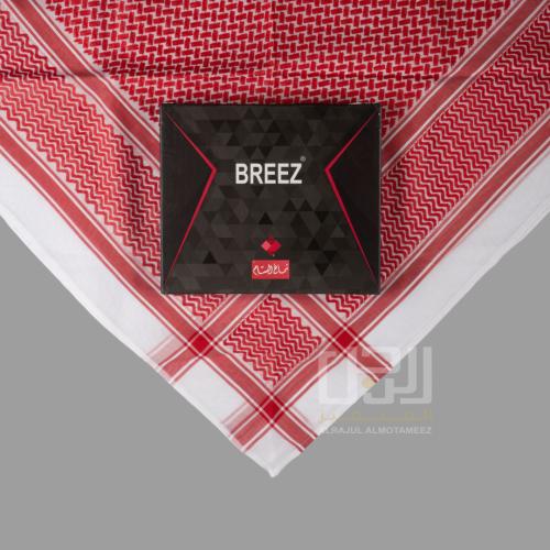 شماغ البسام بريز فاشن احمر FASHION