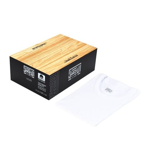 فنيلة الاصيل رجالي نصف كم دائري نص درزن