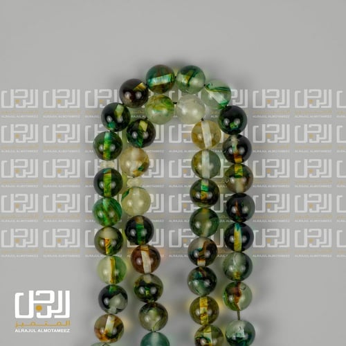 مسبحة بكلايت بلجيكي باللون الاسود من فالور