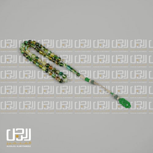 مسبحة بكلايت بلجيكي باللون الاسود من فالور