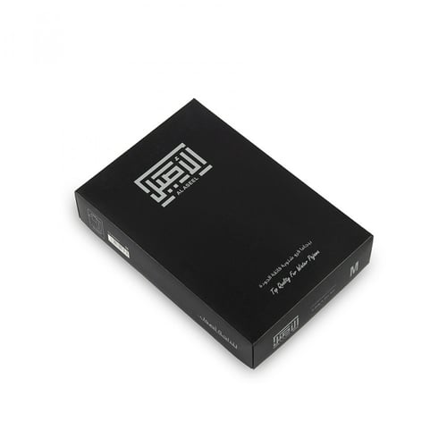 بيجامة الأصيل شتوي فرو رجالي أسود