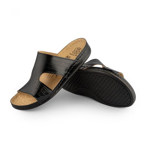 حذاء رجالي طبي أسود