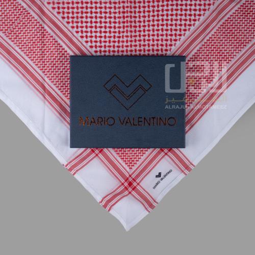 شماغ MARIO VALENTINO احمر الجديد 2026