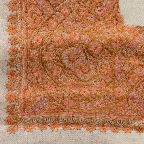 شال كشميري من فالور بشمينا VIP مطرز!