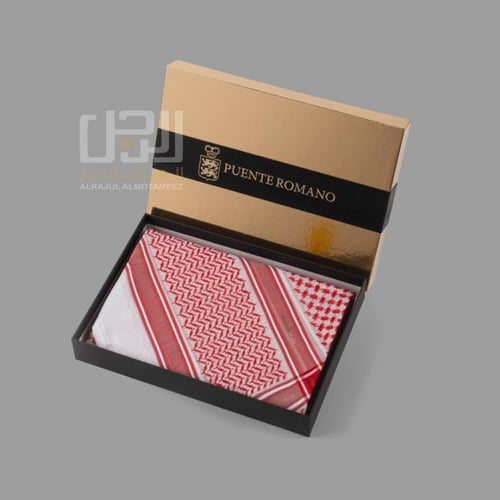 شماغ بوينتي رومانو أحمر~