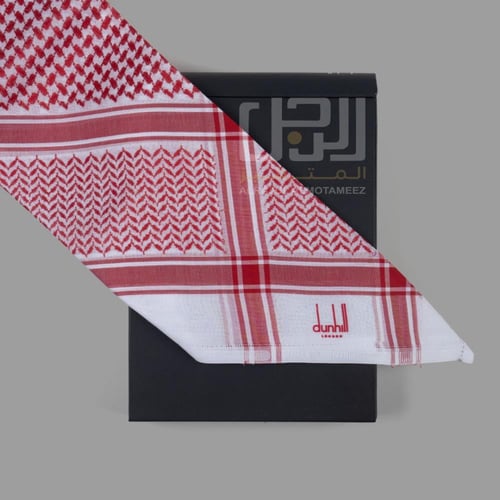 شماغ دانهيل احمر كلاسيك سويسري