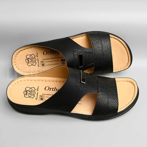 حذاء رجالي طبي أسود