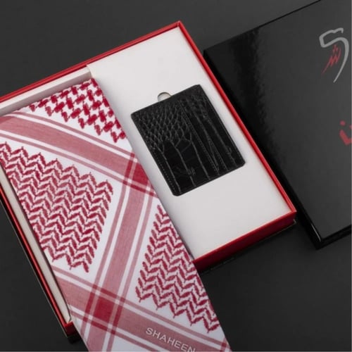شماغ شاهين كلاسيك مع محفظة