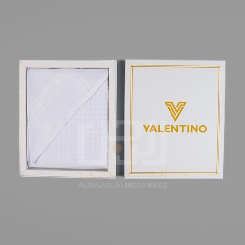 شماغ فالنتينو ابيض V-24*