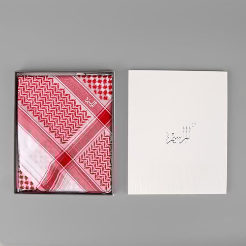 شماغ المراسيم احمر شلش