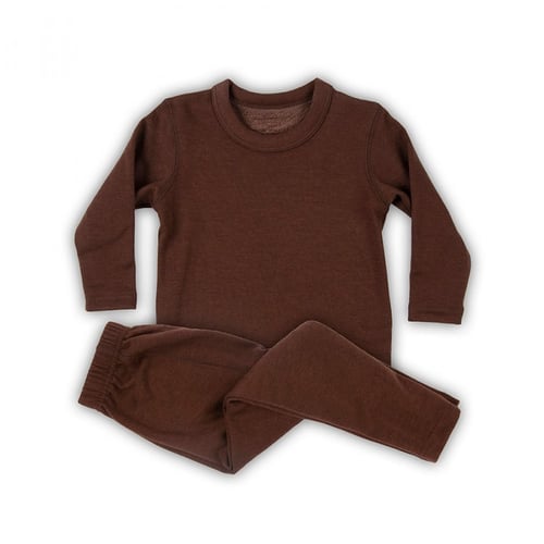 بيجامة الأصيل شتوي فرو ولادي بني