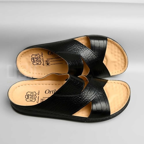 حذاء رجالي طبي أسود