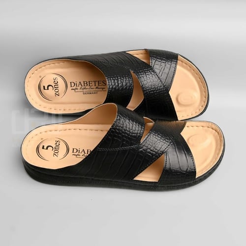 حذاء رجالي طبي أسود