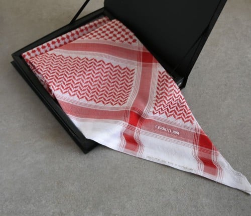 شماغ شيروتي احمر سويسري شلش