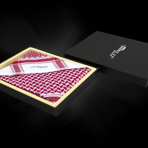 شماغ اس تي ديبونت مودرن احمر DAR