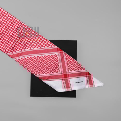 شماغ بيركاردان احمر دم العزال POR