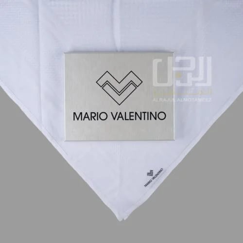 شماغ MARIO VALENTINO الابيض الجديد 2026
