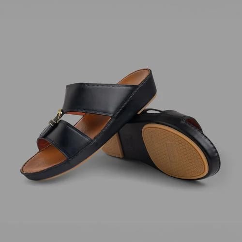 حذاء فالور رجالي اسود V-001