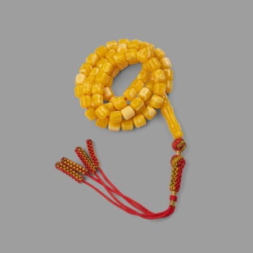 سبحة من تراب كهرمان لبناني