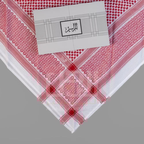 شماغ المراسيم احمر كلاسيك الجديد