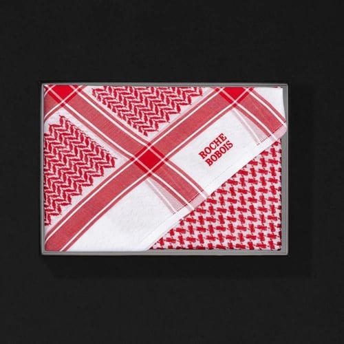 شماغ روش بوبوا أحمر دم الغزال~