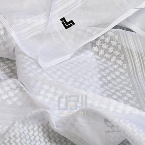 شماغ Mario Valentino ابيض بلاك OM MV1 *