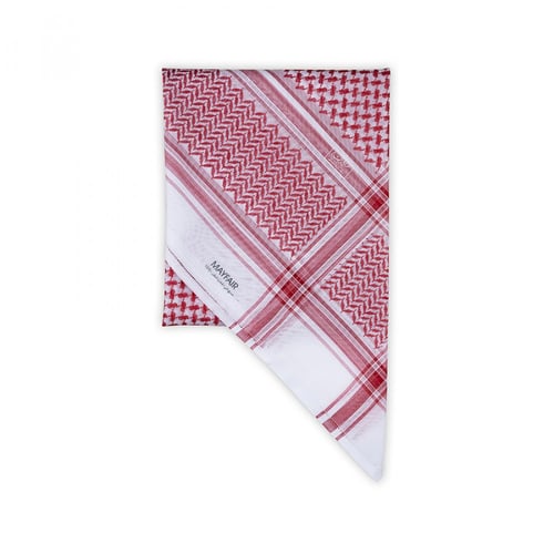 شماغ البسام ماي فير أحمر الفاخر