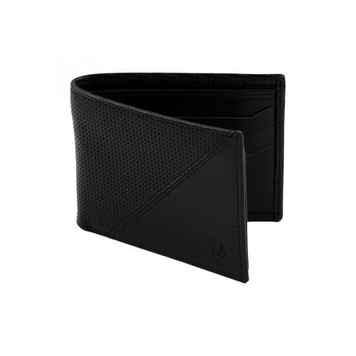 محفظة بوزكادا رجالية جلد أسود