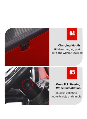 سيارة ركوب للأطفال كهربائية بمقعدين مع ريموت للتحك...