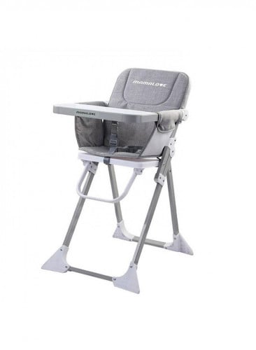 كرسي طعام اطفال لون رمادي 84×49سم