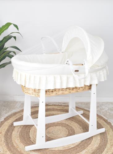 سرير اطفال سلة موسى مع حامل هزاز